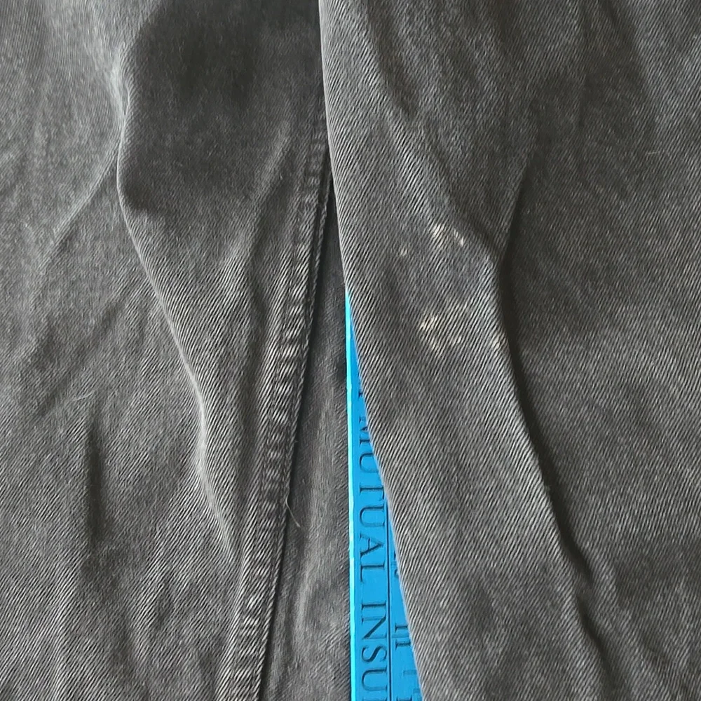 Vintage Usa Made Levis 560 Loose Fit Tapered Leg Black Denim Jeans 42x32